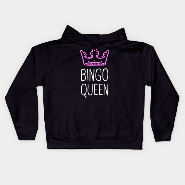 Bingo Queen Kids Hoodie by MeatMan